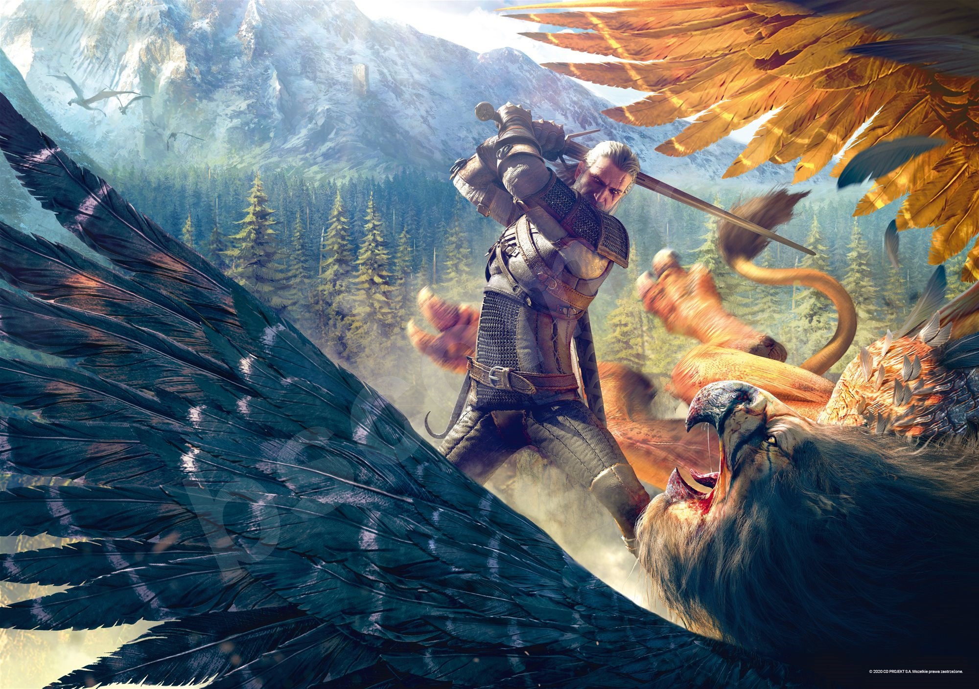 Puzzle The Witcher: Griffin Fight - Good Loot Puzzle